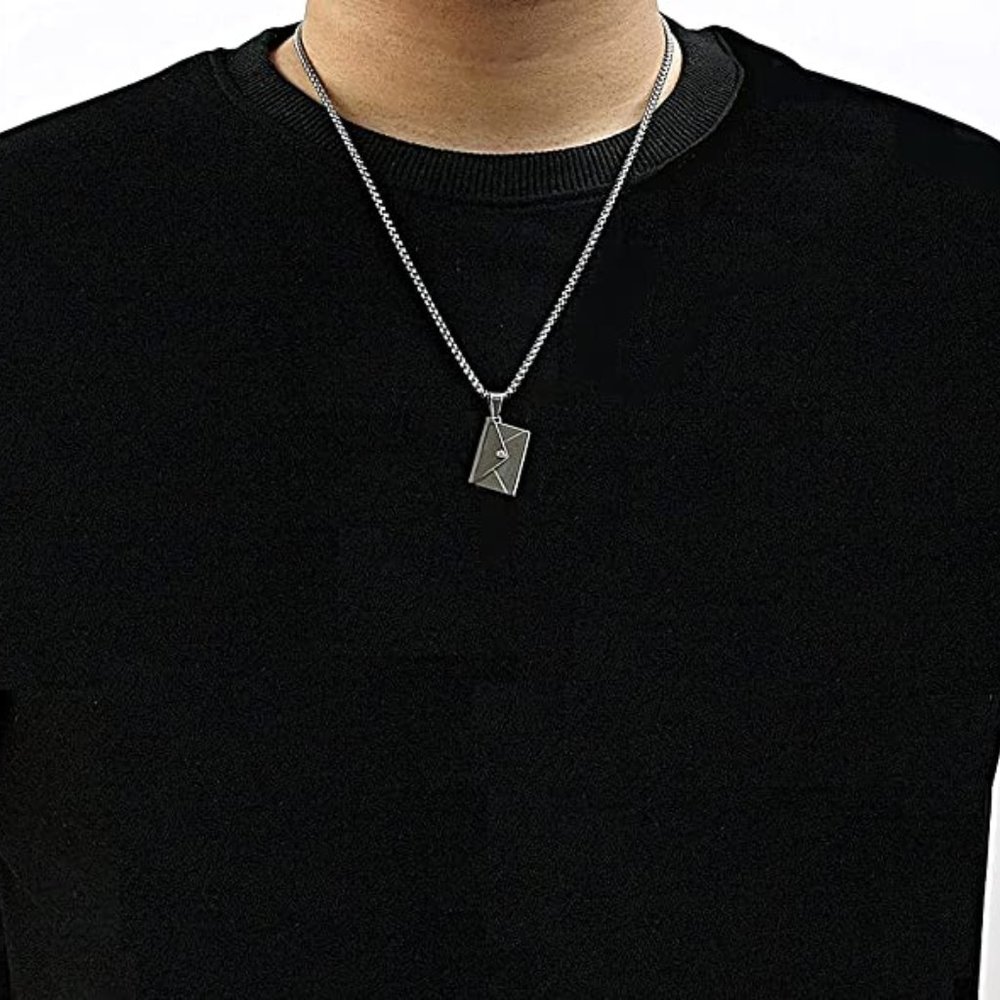 Envelope Love Letter Necklace with Secret Message